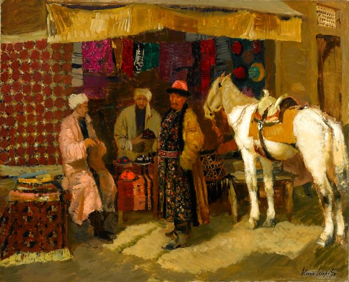 Alexei Vladimirovich Issupoff - Samarkand Market | MasterArt